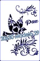 - Stencil 20x30cm Modelo 029 -